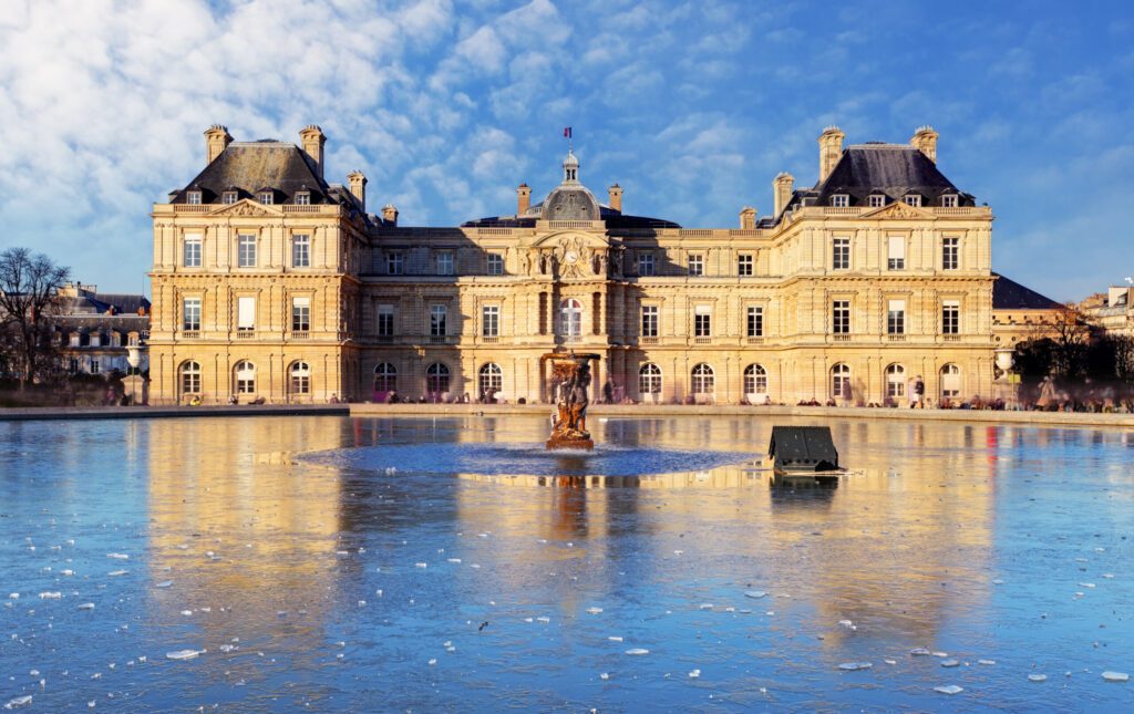 Paris - Luxembourg Palace in The Jardin