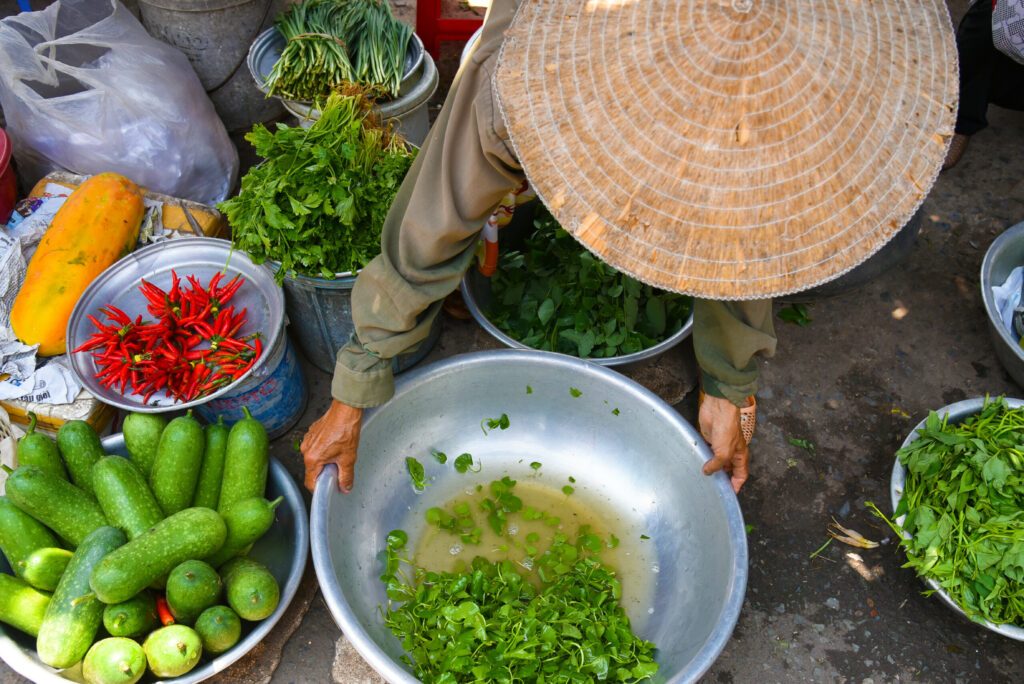 Au marché de Hanoï