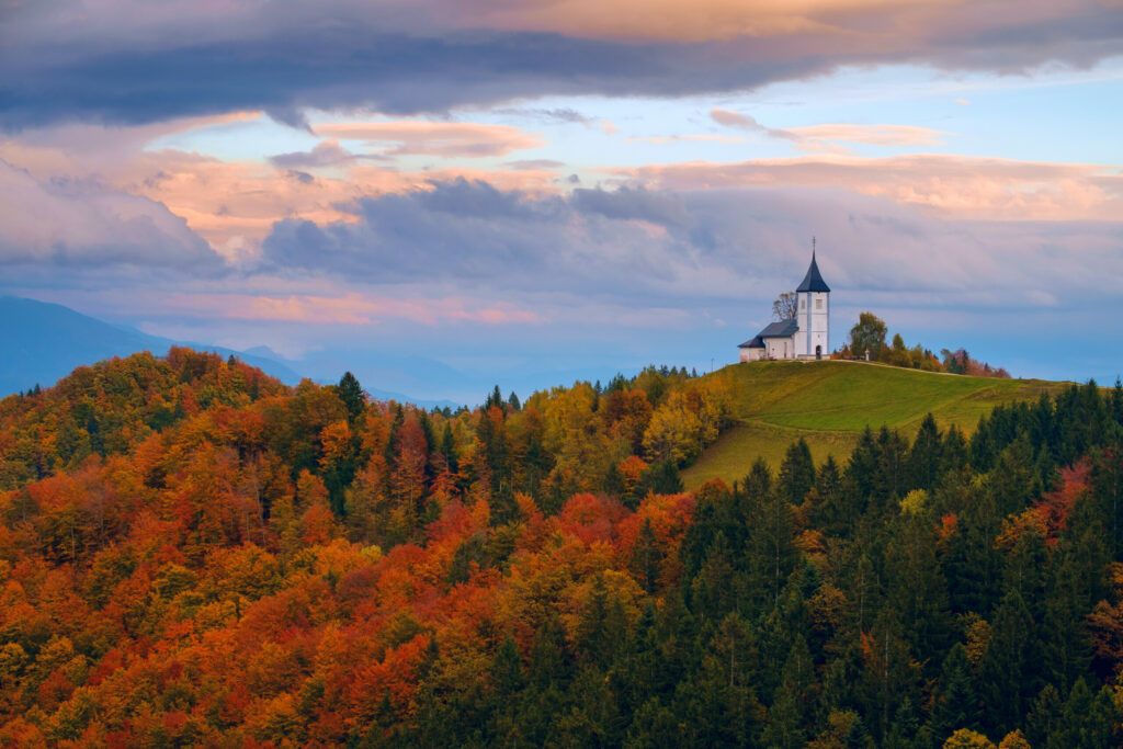 Church of St. Primoz in Slovenia