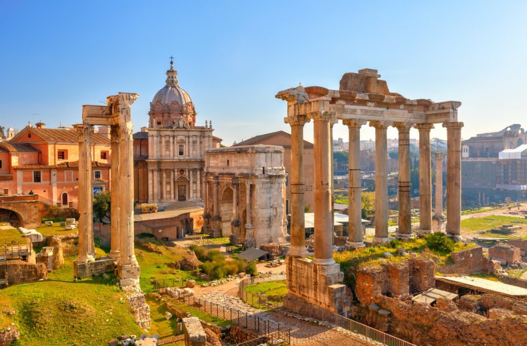 Roman ruins in Rome, Forum