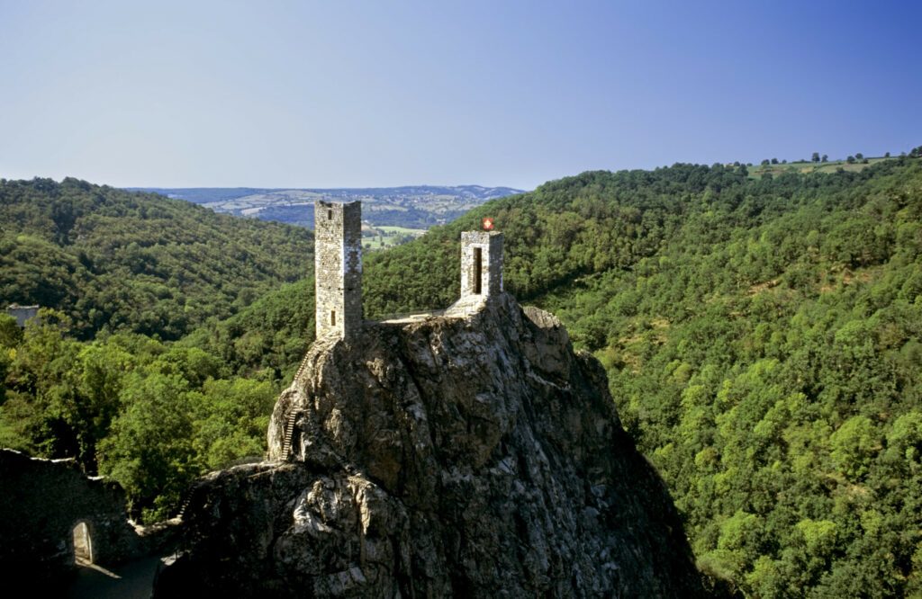 A castle on hill peyrusse le roc lot et garonne france