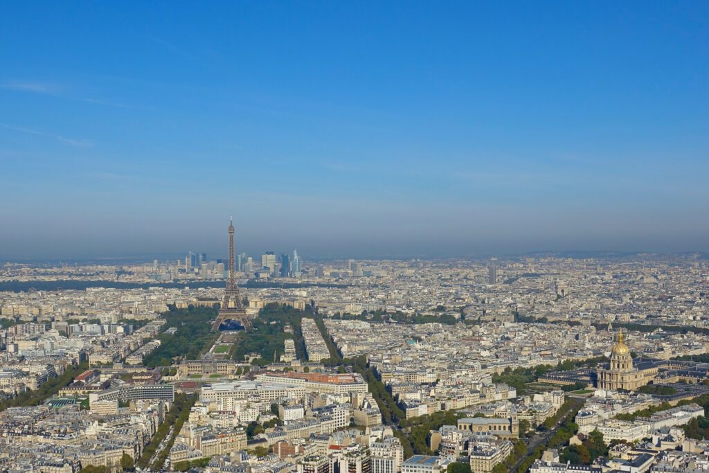Paris vue aérienne