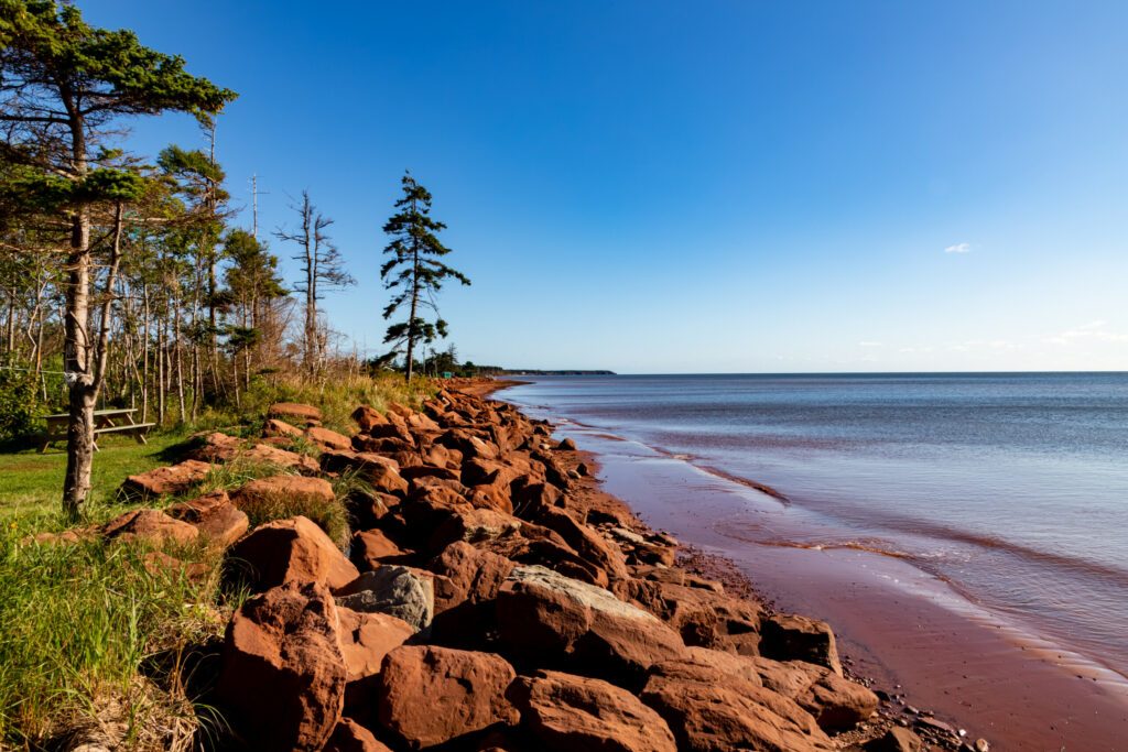 Paysage canadien de L'île du Prince Edouard