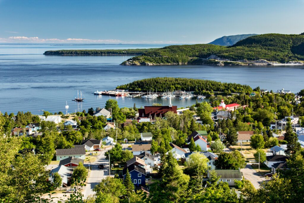 City of Tadoussac, Quebec, Canada