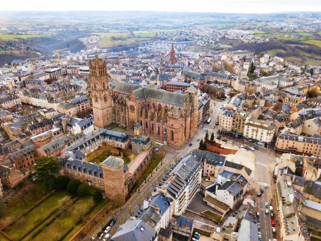 Aerial view of Rodez