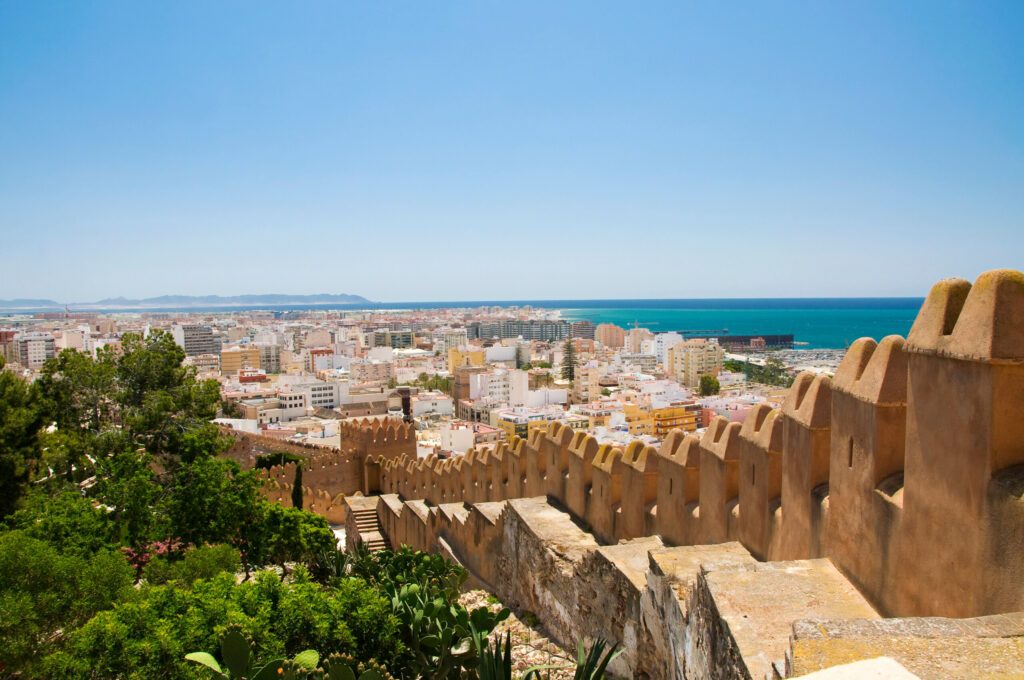 Panorama of Almería from Alcazaba