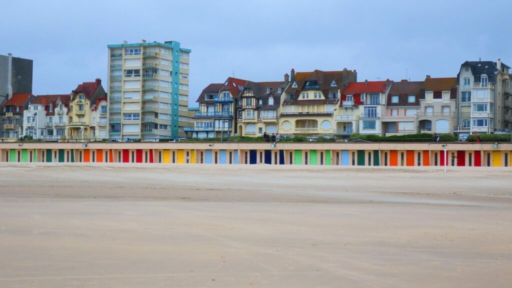 BEACH OF THE TOUQUET , HAUTS DE FRANCE , FRANCE