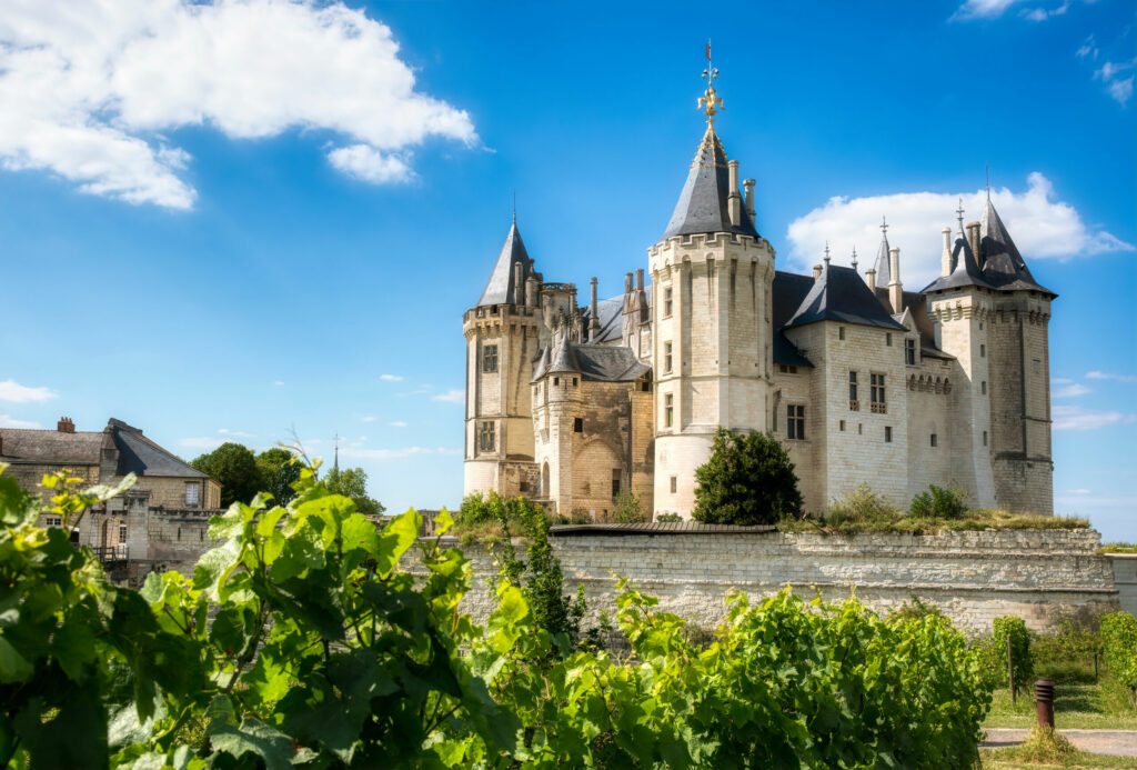 The Famous Castle of Saumur, Loire Valley, France