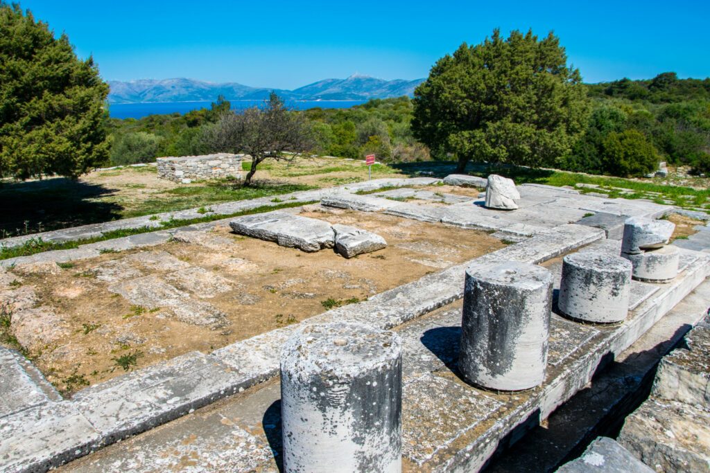 Sancturay of Nemesis at Rhamnous in north- east Attica in Greece. Two temples to Nemesis and Themis can be found at the site (4th century BC).