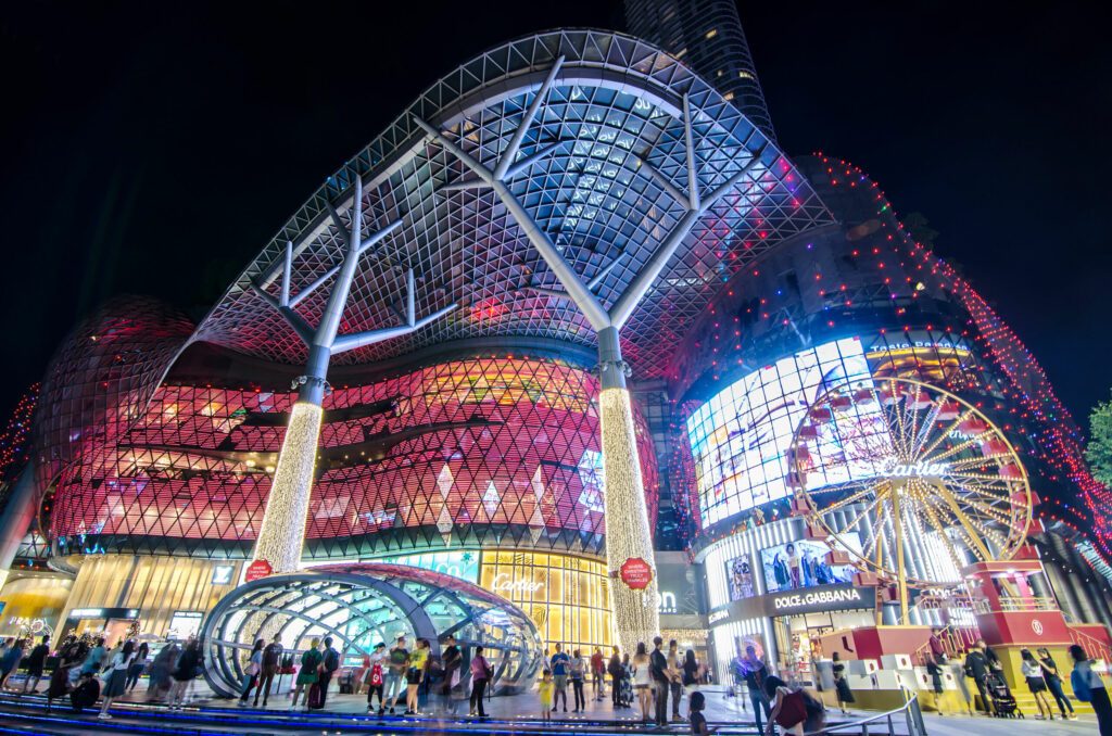 Un Mall illuminé sur Orchard Road à faire à Singapour