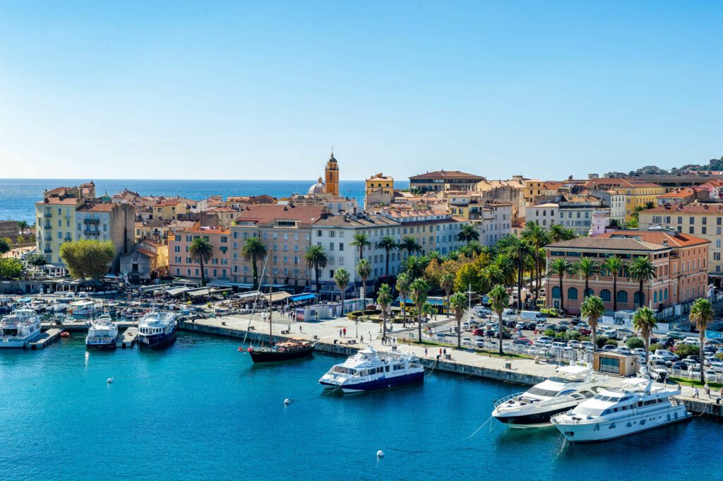 Ajaccio / France10/23/2015.Maritime port of Ajaccio, France