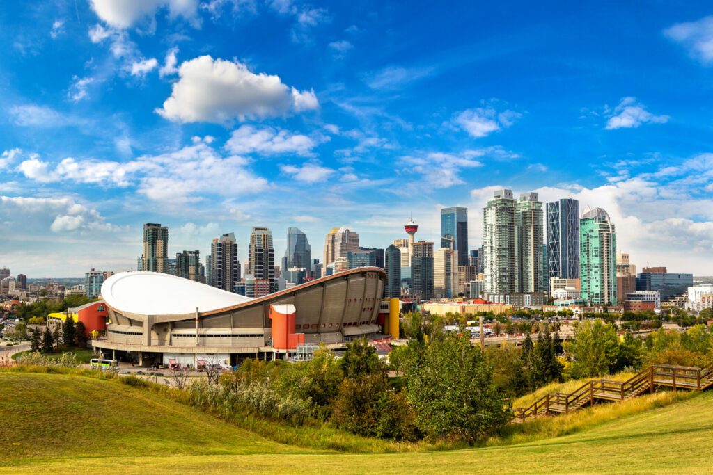 Calgary in sunny day, Canada