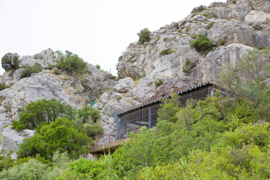 Caune de l'Arago site (France), where fossils and stone tools of Homo heidelbergensis (early Homo neanderthalensis) have been found.