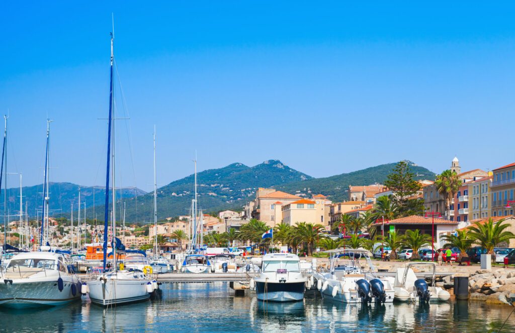 Marina of Propriano, South Corsica, France