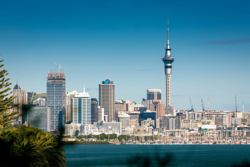 Auckland city skyline