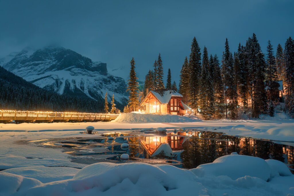 Le lac Emerald au Canada