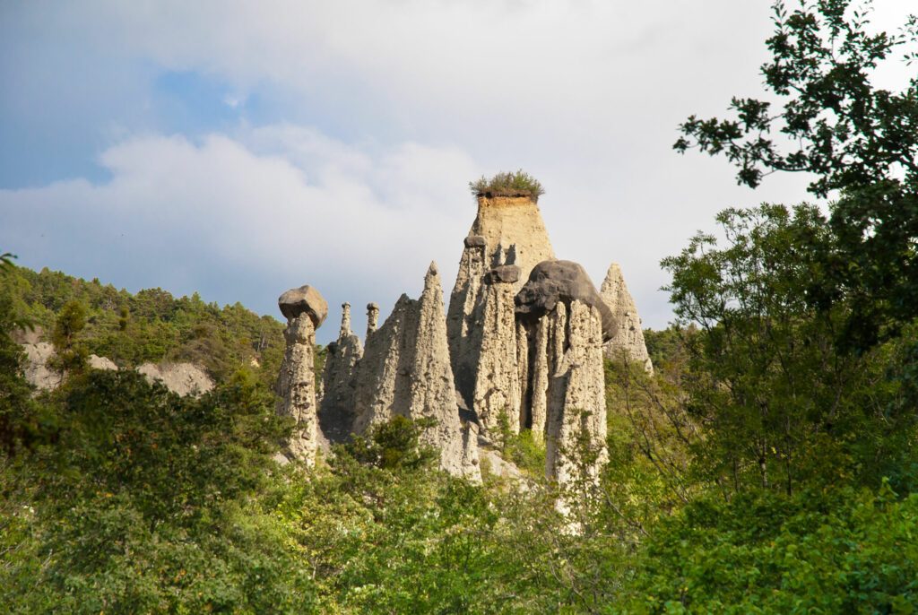 Hoodoos in Pontis, France.