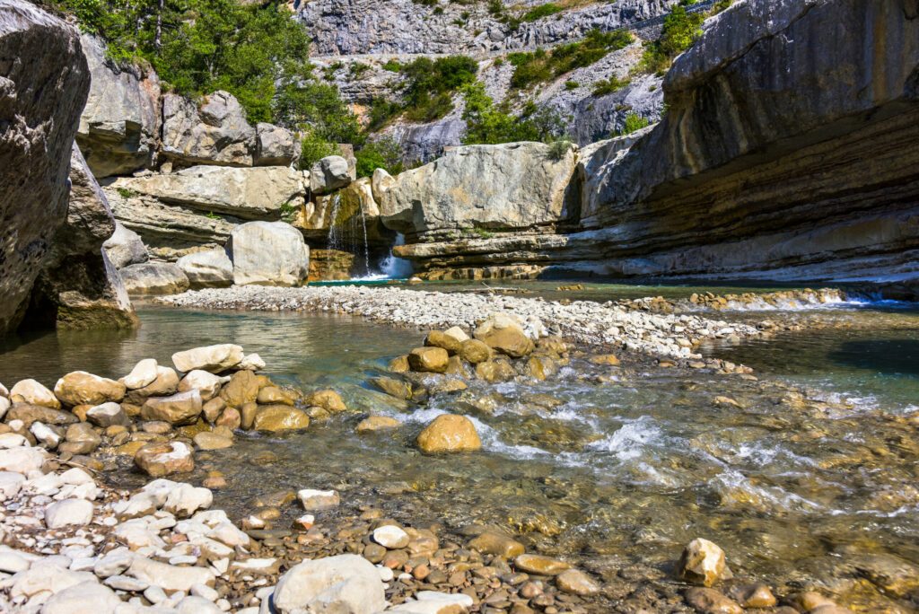 river la Méouge, Provence, France, Gorges de la Méouge, near Serres, Valley de Buëch