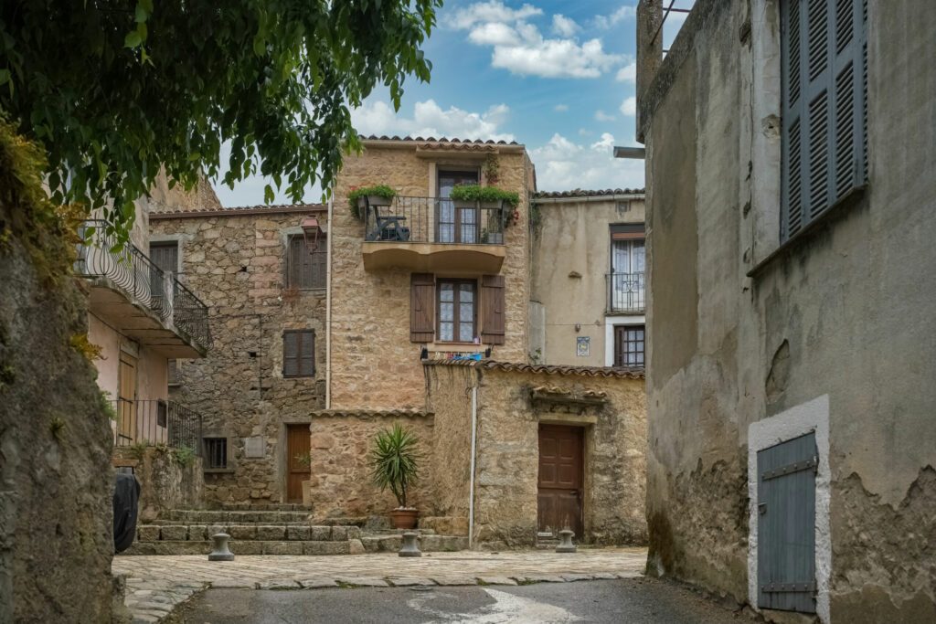Piana village in Corsica