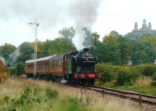 Un train à vapeur autour d'Édimbourg 