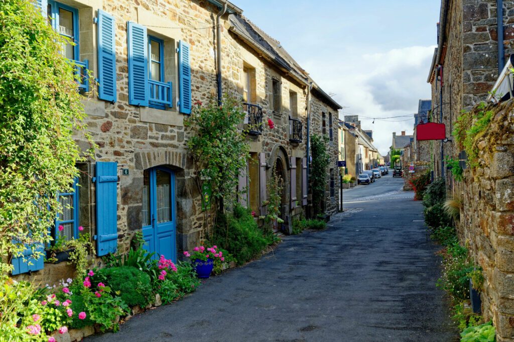 Village de Saint-Suliac, Bassin de la Rance, Ile-et-Vilaine, Bretagne, France