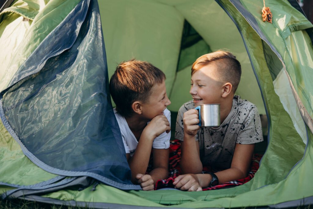 Camper entre copains