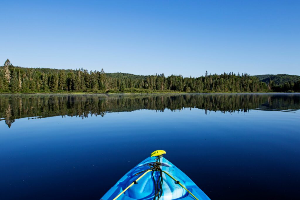 Kayaking in Mont Tremblant National Park-Canada