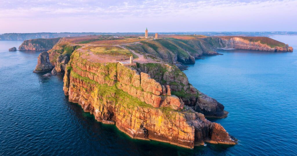 Cap Frehel peninsula in Cotes-d'Armor, Brittany, France