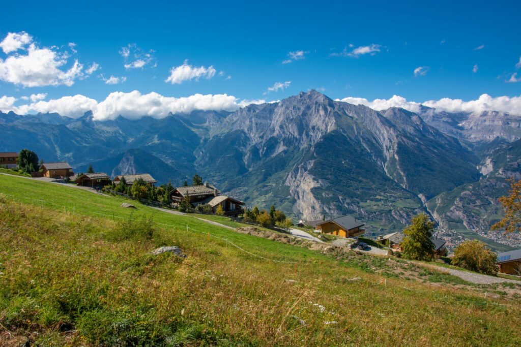 Landschaft Nendaz / 4 - Vallées / Wallis / Schweiz