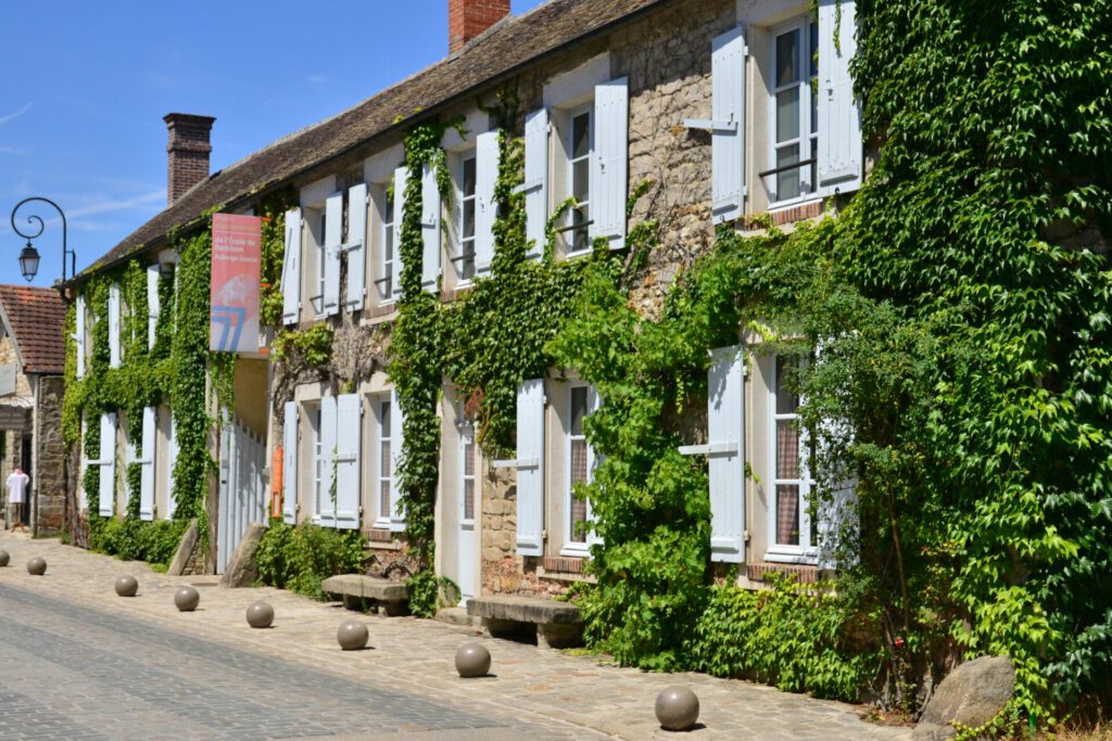 Barbizon, France - july 21 2017 : picturesque village