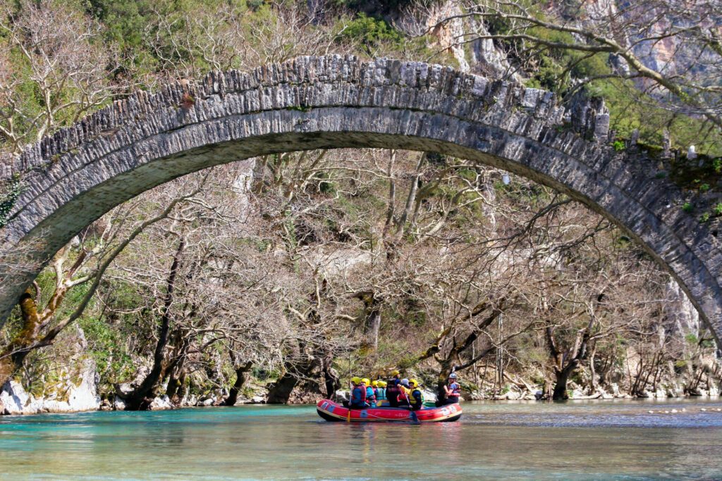 March 27th 2011 Konitsa, Greece - Rafting in Voidomatis river, Epirus, Greece