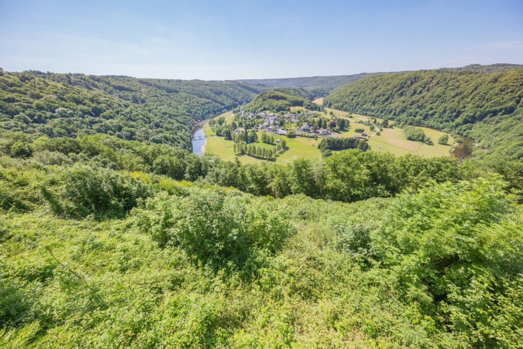 La vallée de la Semois, vue depuis Rochehaut
