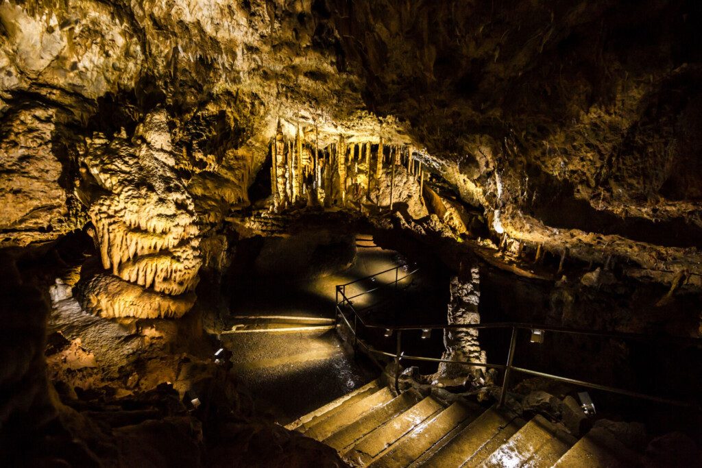 Les grottes de Han dans les Ardennes belges