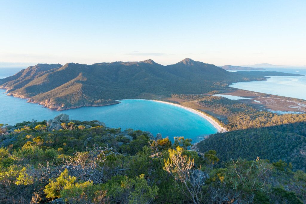Paysage naturel de Tasmanie en Australie