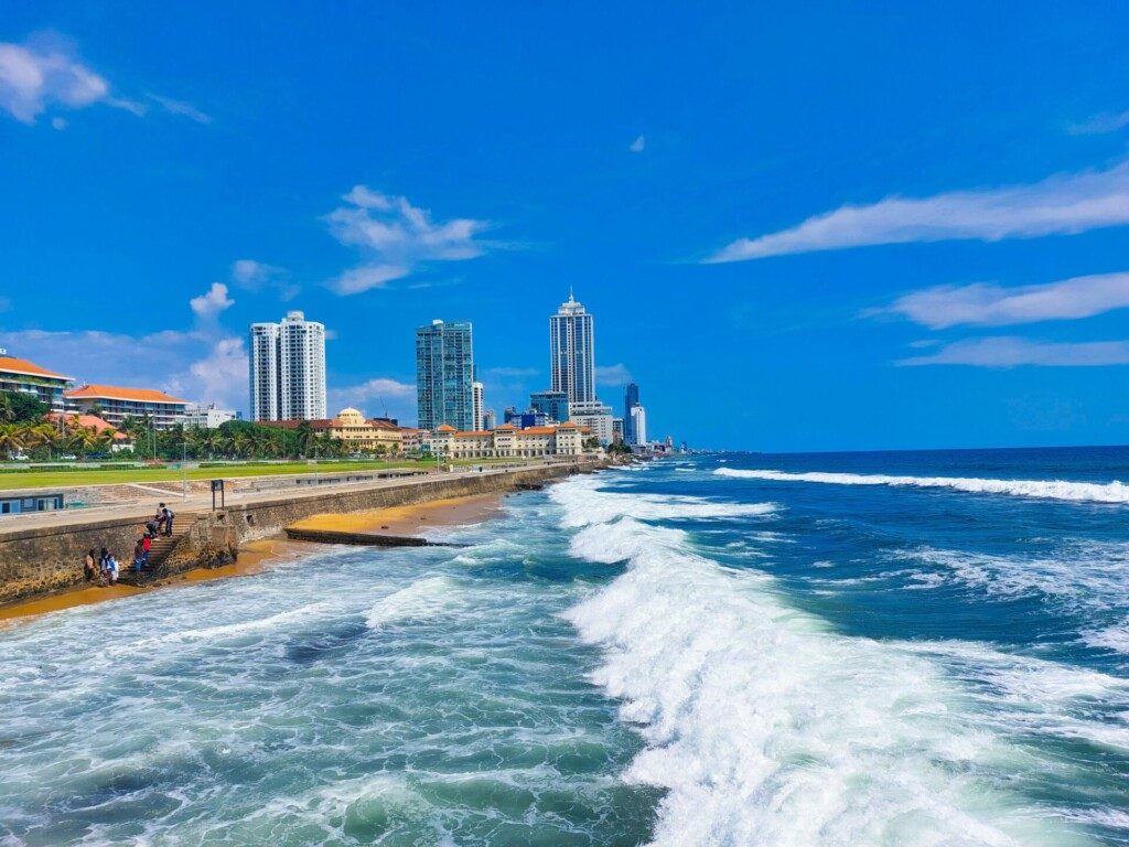 Galle Face Green en bord de mer, Colombo