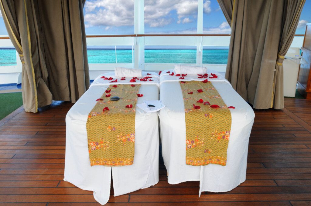 Le massage n'est pas inclus au prix de la croisière