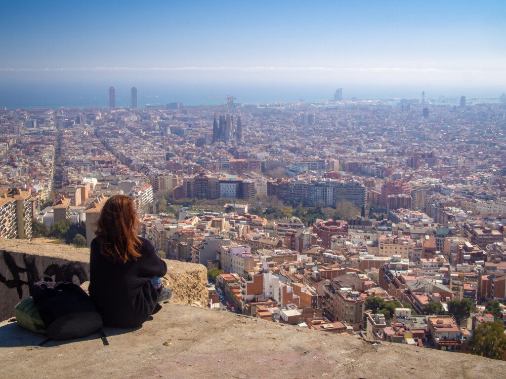 Admirer la vue aérienne de Barcelone depuis le Bunker del Carmel