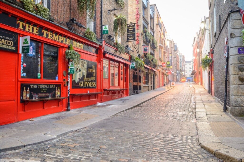 Dublin et son célèbre Temple Bar - etape 1 road trip Irlande
