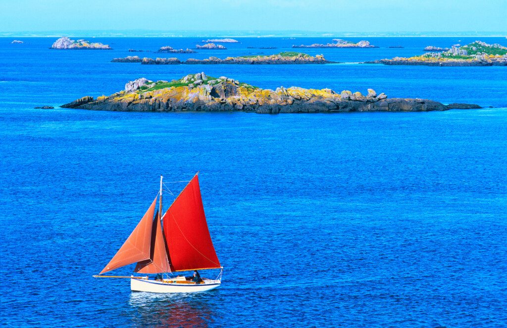îles Chausey, côte d’Émeraude, Bretagne