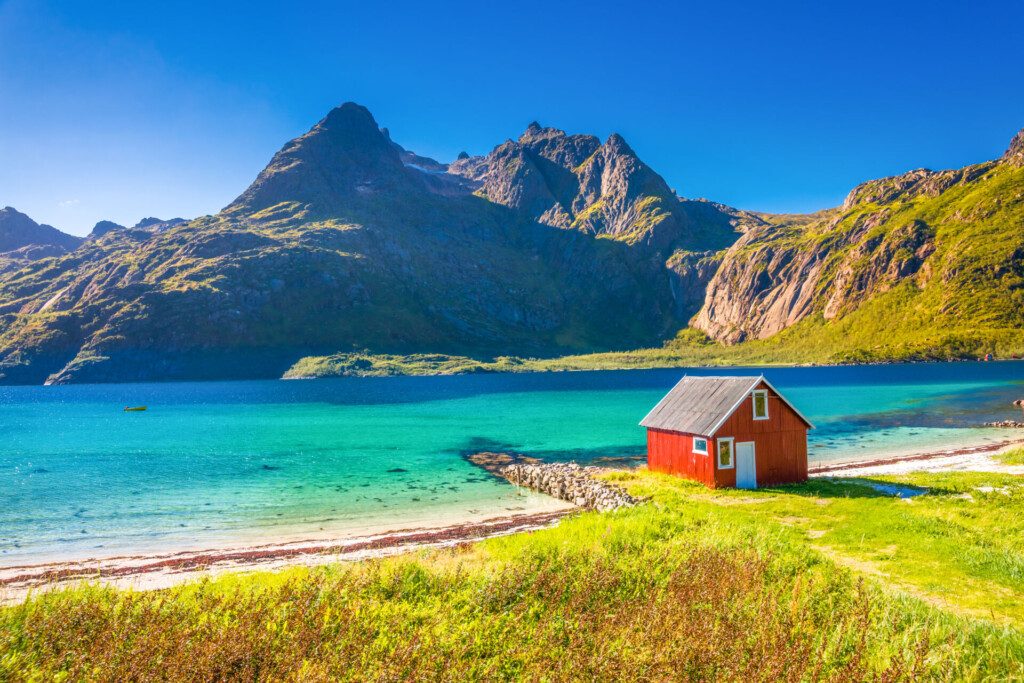 Photographie à Trollfjord, Îles Lofoten