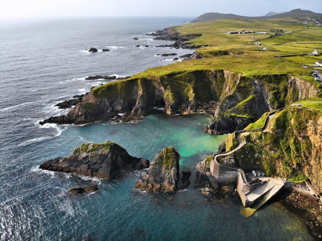 Vue sur la péninsule de Dingle - Dunquin Pier (Irlande)