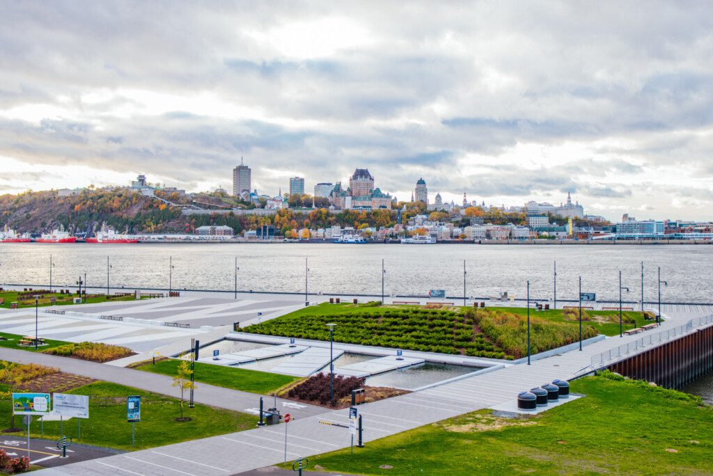 La ville de Québec vue depuis Levis