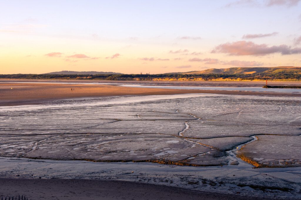 La baie de Canche, aux abords du Touquet
