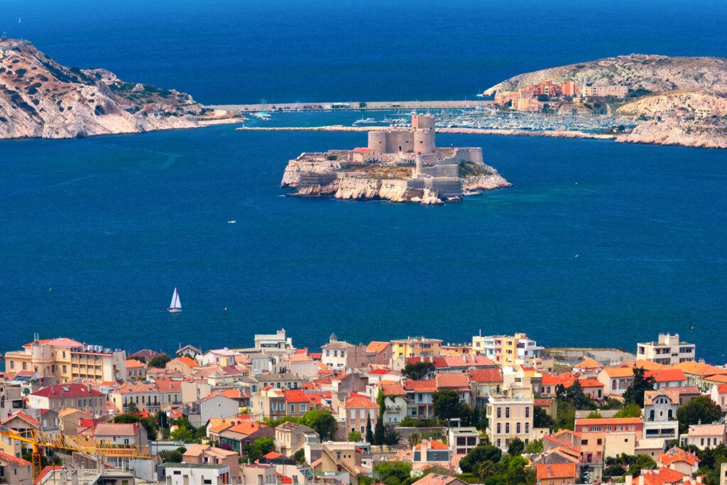 Le Château d’If dans la baie de Marseille, dans les environs de Aix-en-Provence