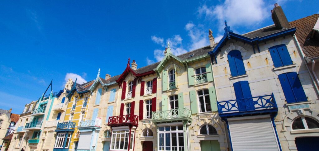 Les villas colorées de Wimereux