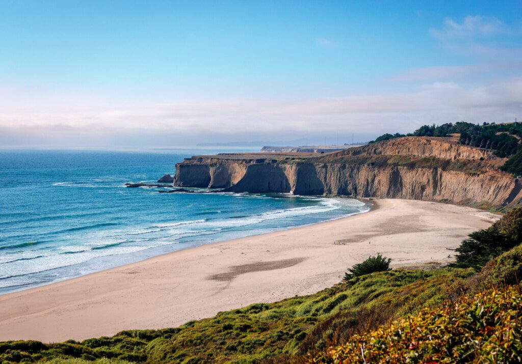 Paysage de Half Moon Bay dans le comté de San Mateo, au sud de San Francisco