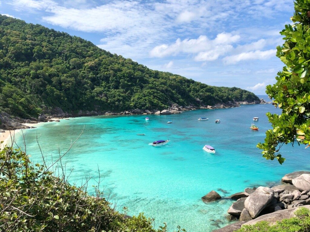 Paysage des îles Similan (Thailande)