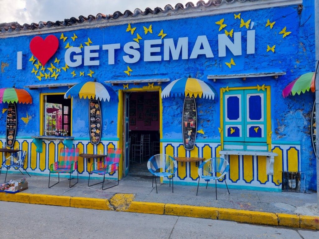 Quartier Getsemaní de Carthagène en Colombie