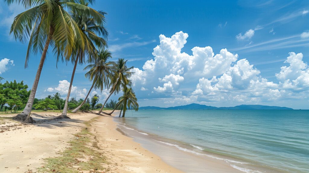 La plage de Bang Saen, dans les environs de Bangkok