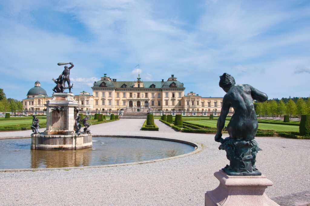 Le château de Drottningholm près de Stockholm